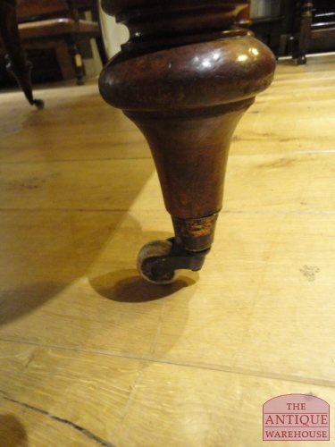 antiek Engelse mahonie coulissentafel 2