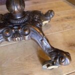 antiek gietijzeren tafeltje 1