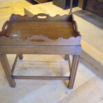 antiek houten dienblad 1