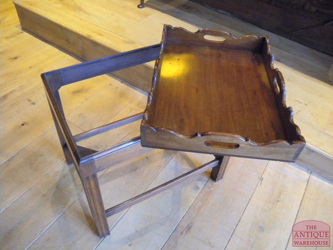 antiek houten dienblad 2