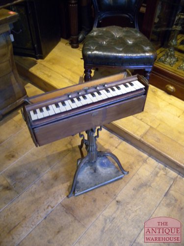antiek kinder trap orgeltje, antiek harmonium