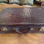 antiek krokodillen huid koffertje 1