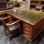 Antiek licht mahonie partnersbureau 1