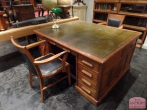 antiek licht mahonie partners bureau, SOLD VERKOCHT