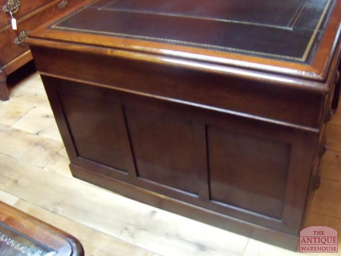 antiek mahoie partners desk van circa 1880, VERKOCHT