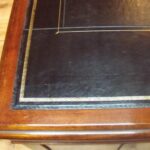 Antiek mahonie partnersbureau van circa 1880 2