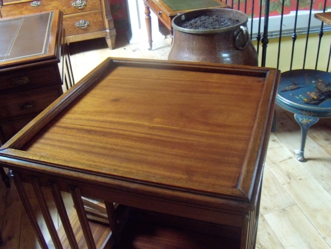 antiek mahonie boekenmolen, VERKOCHT