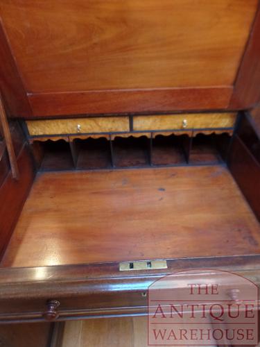 Antiek mahonie bureau, Dickens desk 2