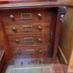 Antiek mahonie bureau, Dickens desk 3