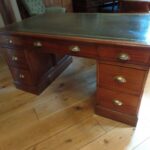 Antiek mahonie bureau 1