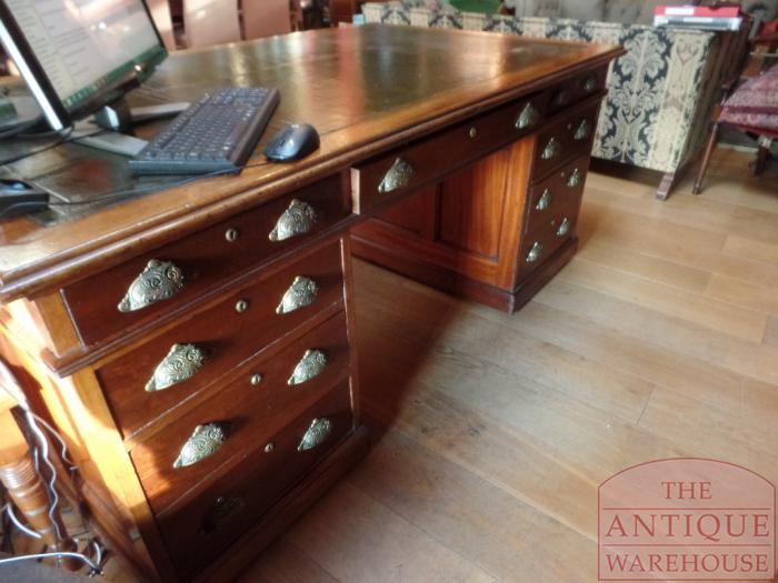 antiek mahonie bureau