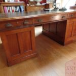 Antiek mahonie bureau 3
