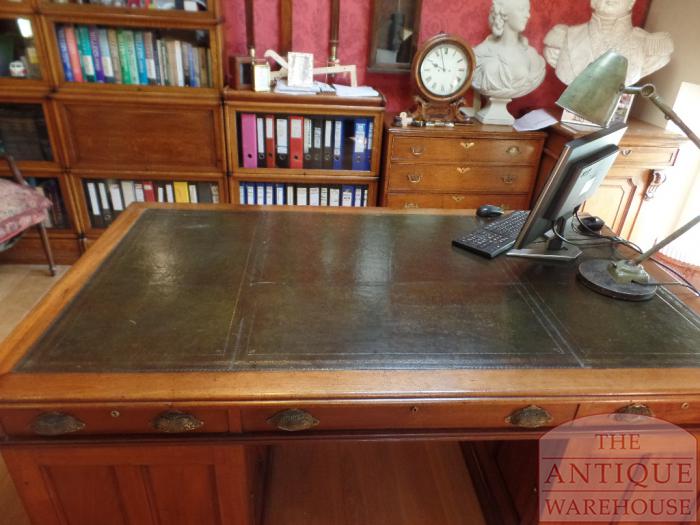 Antiek mahonie bureau 4