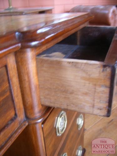 Antiek mahonie bureau, circa 1860 2