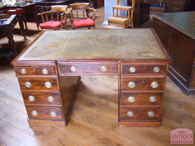 Antiek mahonie bureau, circa 1860 3