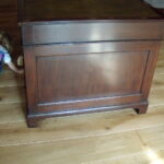 Antiek mahonie bureau, circa 1870 1