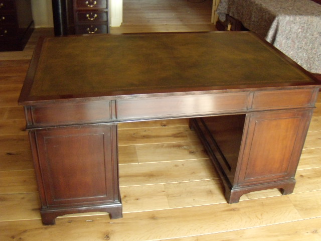 Antiek mahonie bureau, circa 1870 2