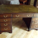 Antiek mahonie bureau, circa 1870 3