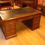 Antiek mahonie bureau, circa 1880 3