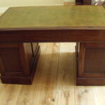 Antiek mahonie bureau, circa 1880 2