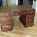 Antiek mahonie bureau, circa 1880 3