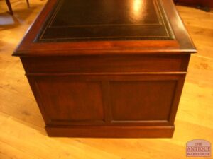 antiek mahonie bureau, circa 1890, VERKOCHT