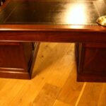 Antiek mahonie bureau, circa 1890 2