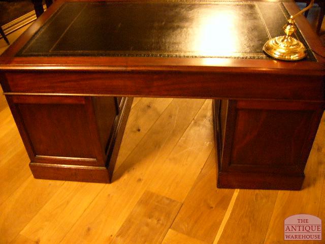 Antiek mahonie bureau, circa 1890 2