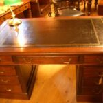 Antiek mahonie bureau, circa 1890 3