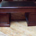 Antiek mahonie bureau, circa 1890 2