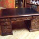 Antiek mahonie bureau, circa 1890 3