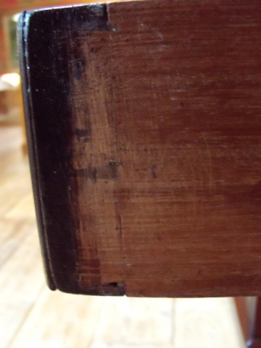 Antiek mahonie bureau, circa 1890 2