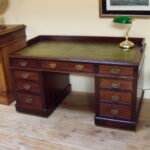 Antiek mahonie bureau, circa 1890 3