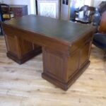 Antiek mahonie bureau, circa 1890 2