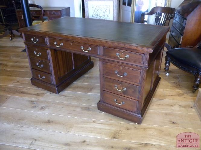 Antiek mahonie bureau, circa 1890 3