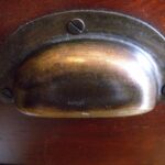 Antiek mahonie bureau, circa 1900 2