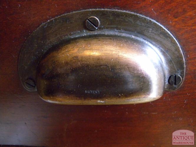 Antiek mahonie bureau, circa 1900 2