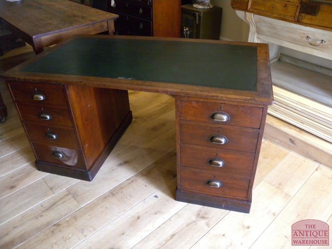 Antiek mahonie bureau, circa 1900 3