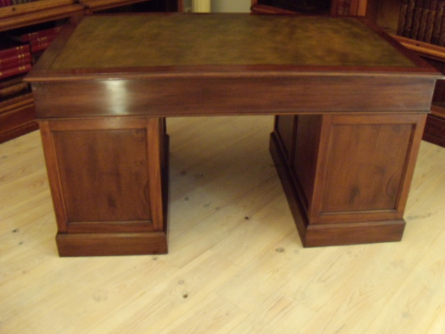 Antiek mahonie bureau, circa 1900 2