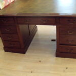 Antiek mahonie bureau, circa 1900 3