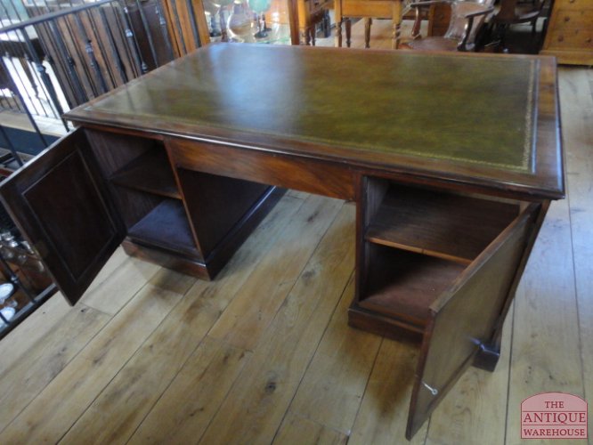 Antiek mahonie partnersbureau 3