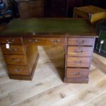 Antiek mahonie bureau 3