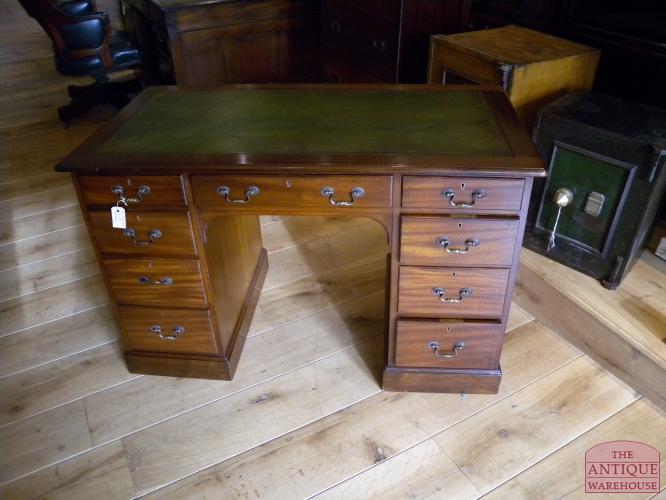 Antiek mahonie bureau 3