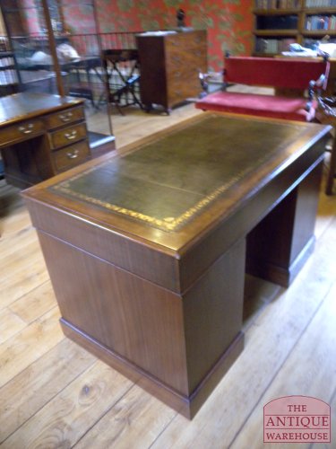 Antiek mahonie bureau 2