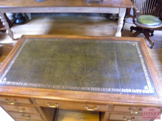 Antiek mahonie bureau 3