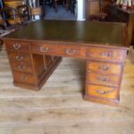 Antiek mahonie bureau 1