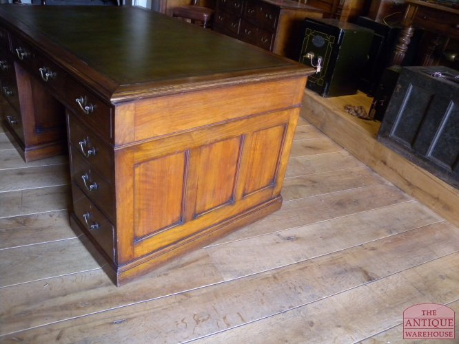 Antiek mahonie bureau 2