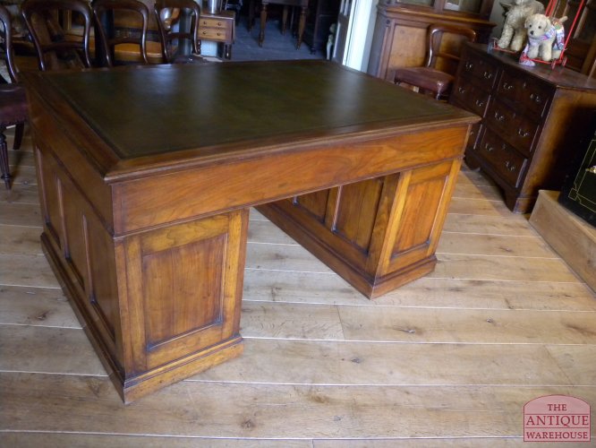 Antiek mahonie bureau 3