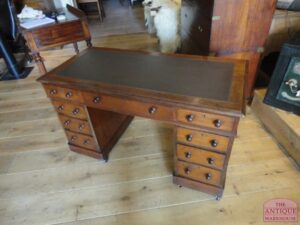antiek mahonie bureau, VERKOCHT