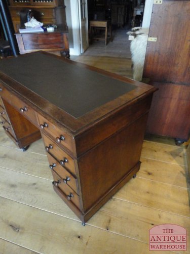 Antiek mahonie bureau 2